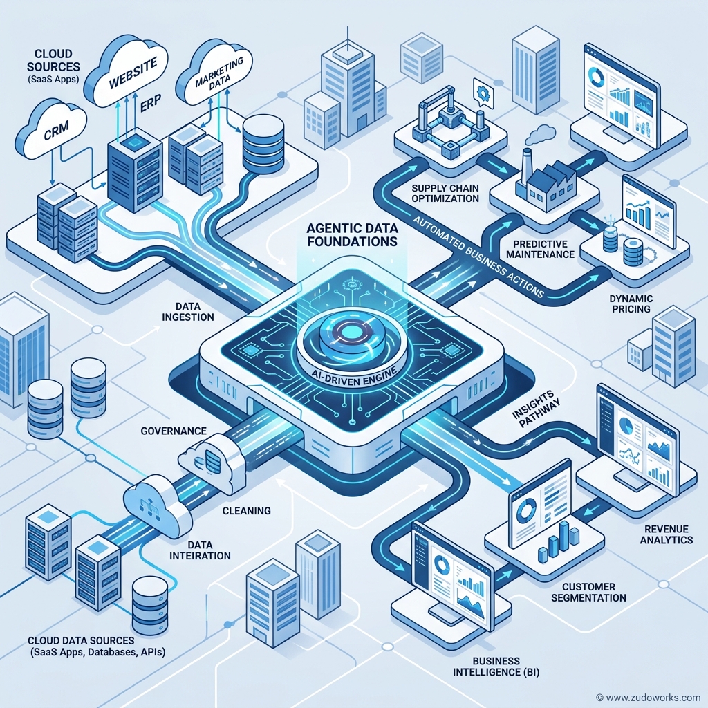 Zoho Analytics Agentic Data Workflow