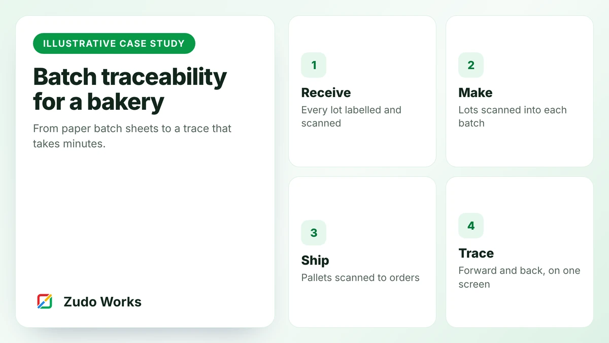 Cover: solution blueprint for batch traceability for a bakery
